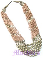 Indian ethnic necklace - click here for large view